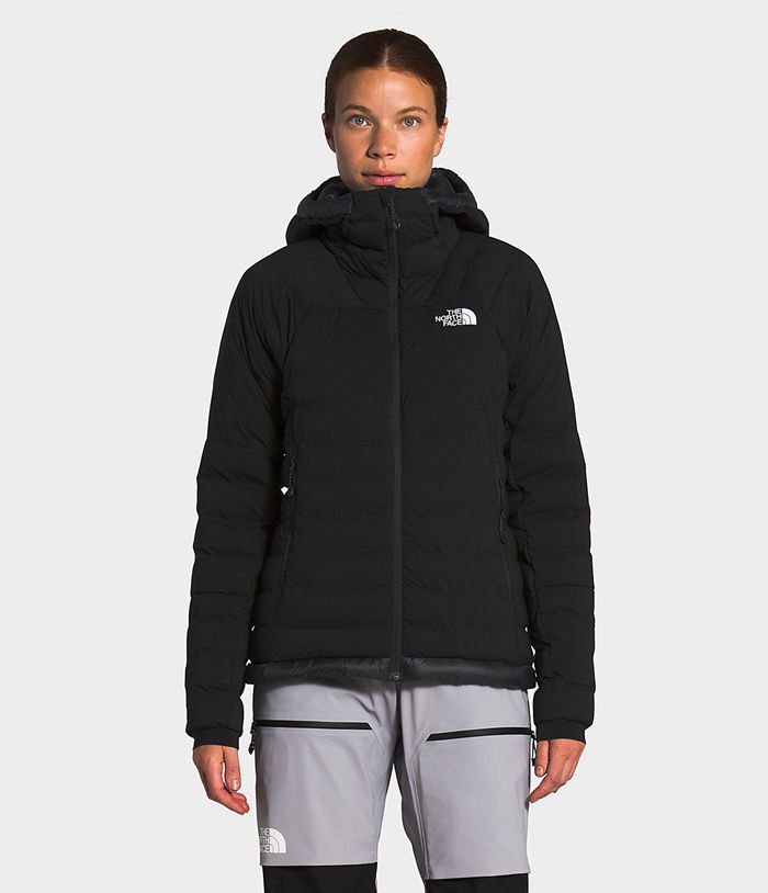 The North Face Womens Puffer Jacket Summit L3 50/50 Hoodie 179LBYGRW - Black